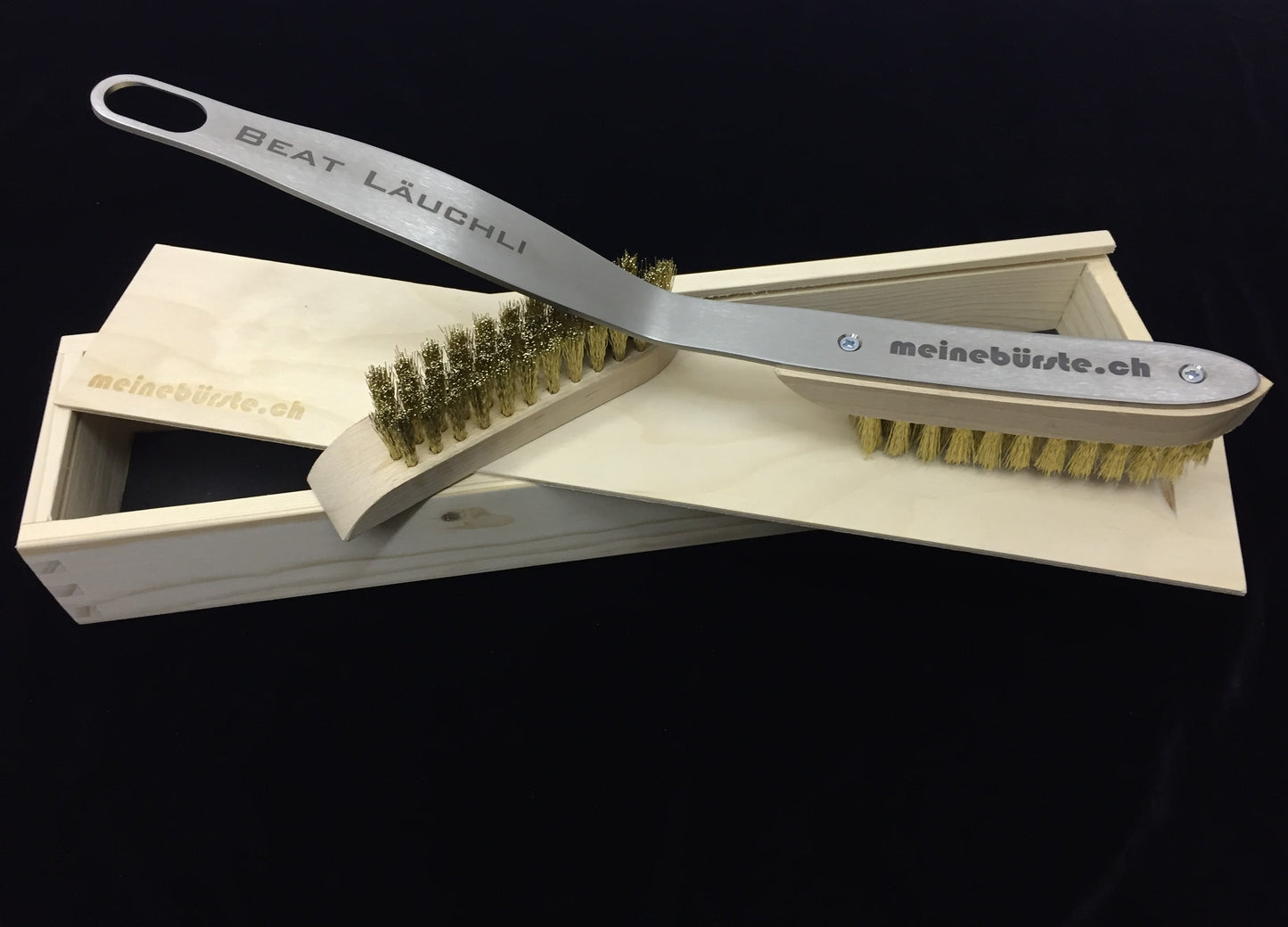 Grillbürste mit Gravur