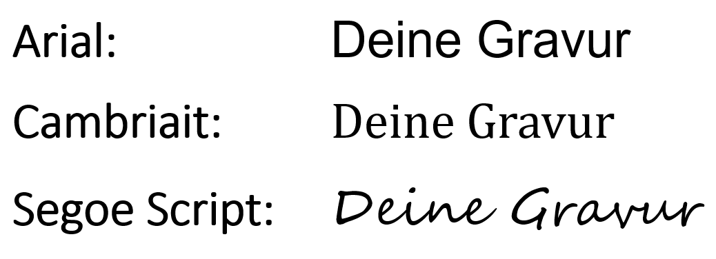 Grillbürste mit Gravur